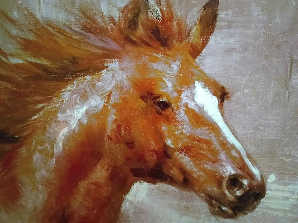Large Horse Canvas Wall Art - photo 3