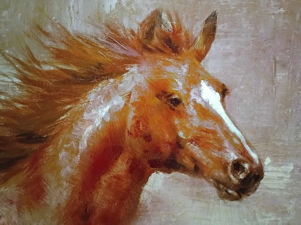 Large Horse Canvas Wall Art - photo 5