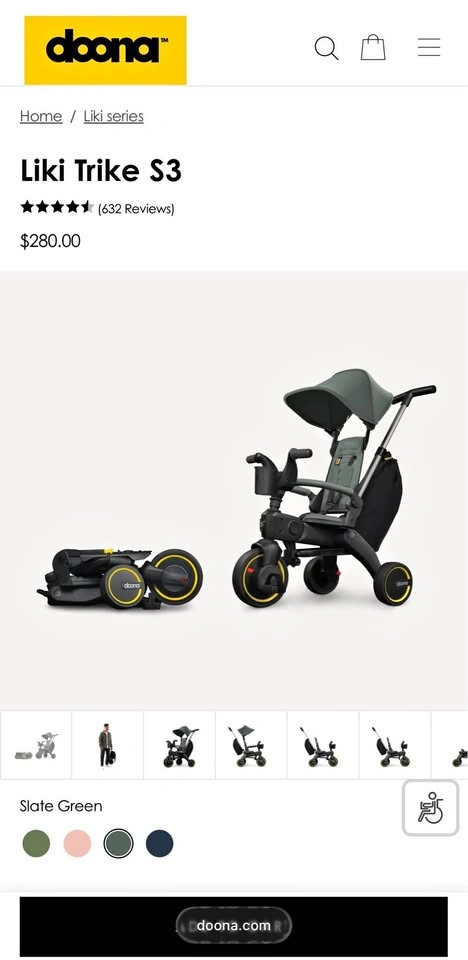 Doona Liki Trike S3 & Travel Bag
