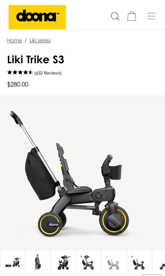Doona Liki Trike S3 & Travel Bag - photo 2