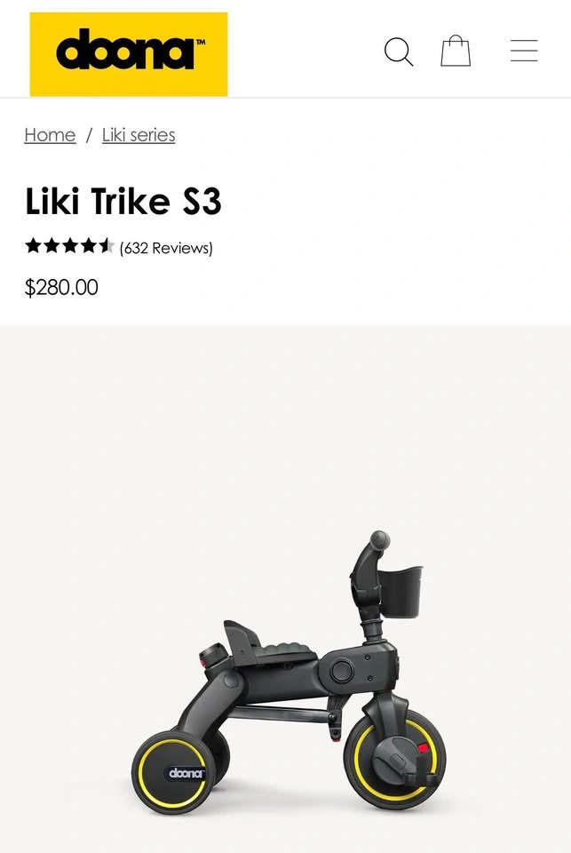 Doona Liki Trike S3 & Travel Bag - photo 3