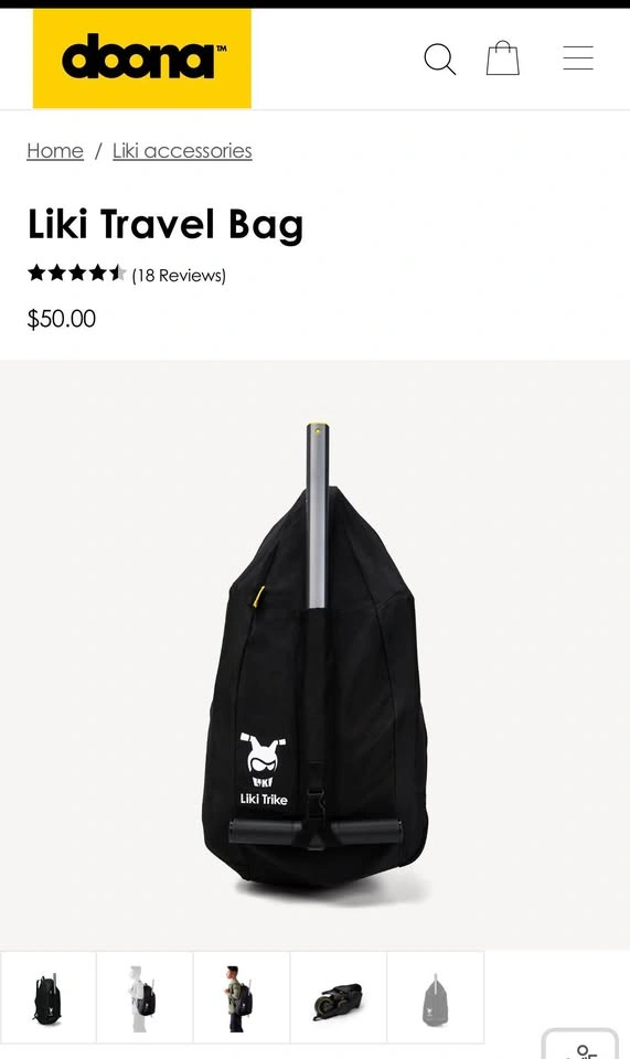 Doona Liki Trike S3 & Travel Bag - photo 5