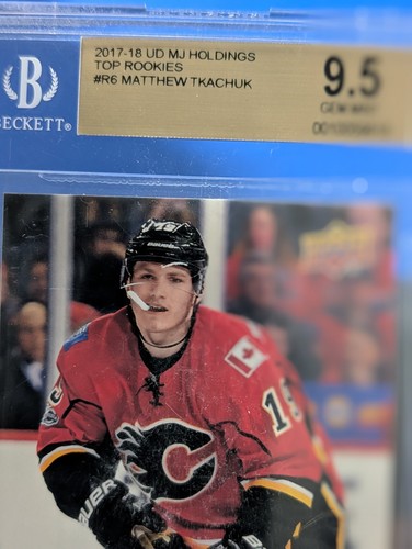 Matthew Tkachuk 2017-18 Top Rookies #R-6 BGS 9.5 Calgary Flames - photo 3