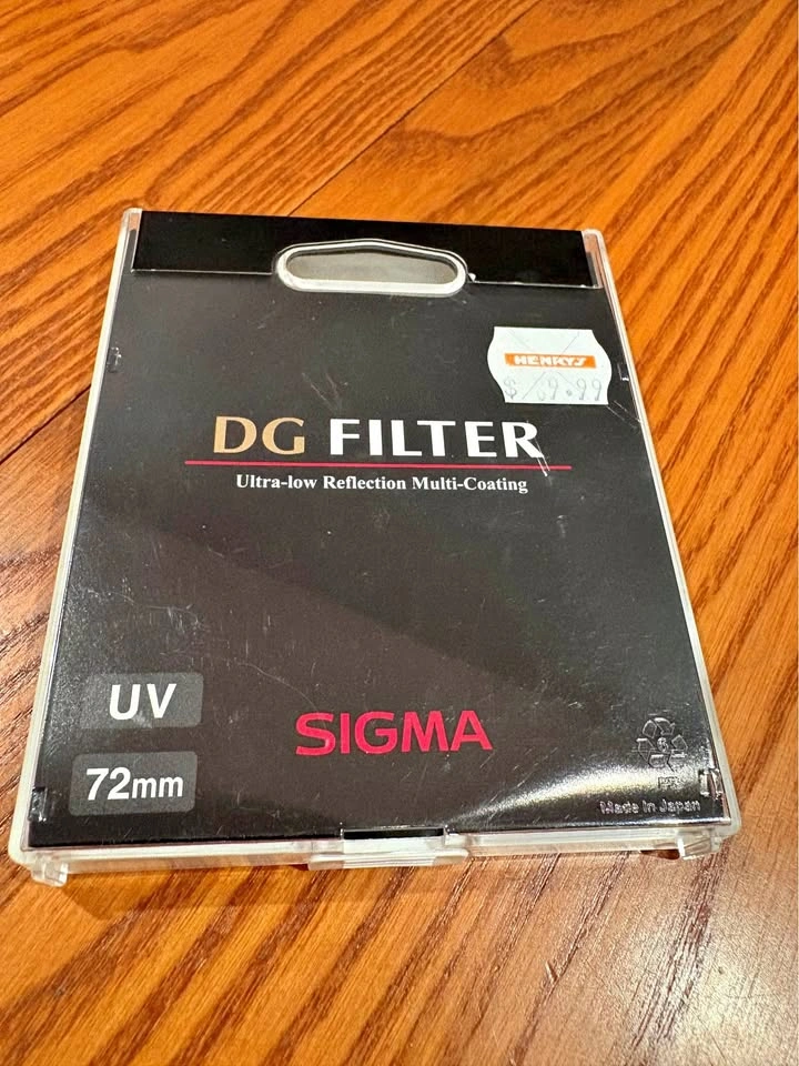 Sigma 72mm DG UV Filter