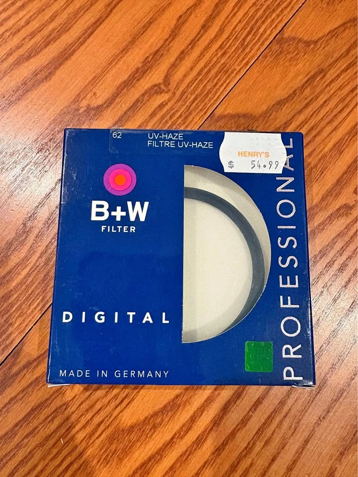 B+W 62mm UV-Haze Digital Professional Filter