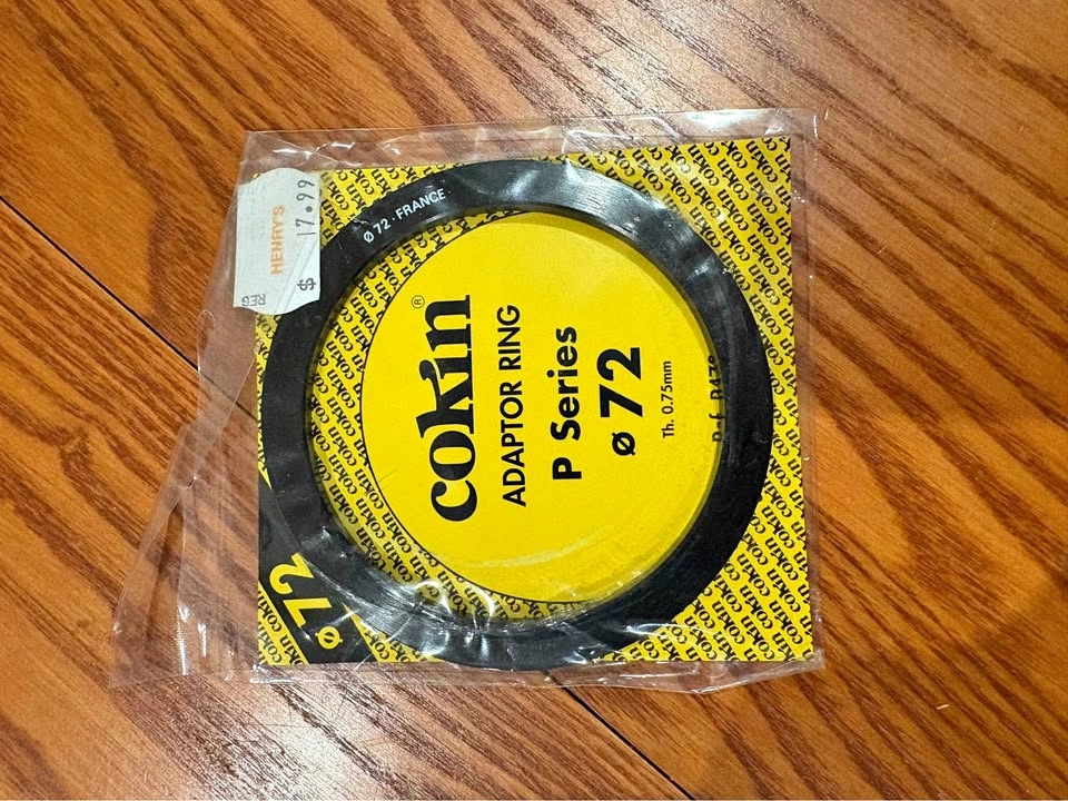 Cokin P Series 72mm Adaptor Ring (P472)