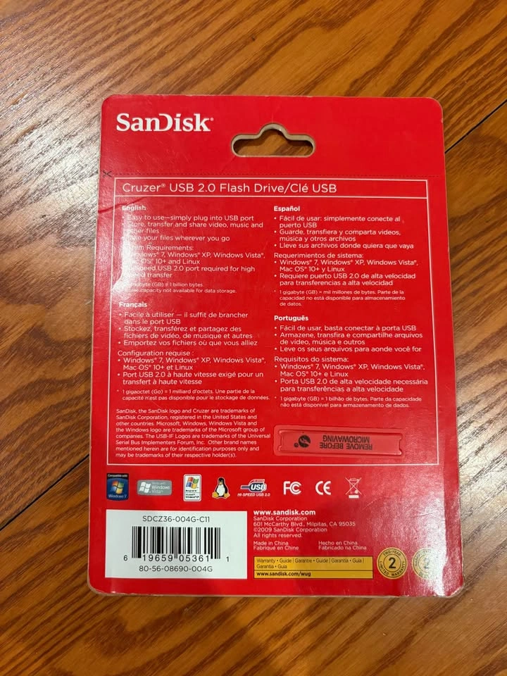 SanDisk Cruzer 4GB USB 2.0 Flash Drive - photo 2