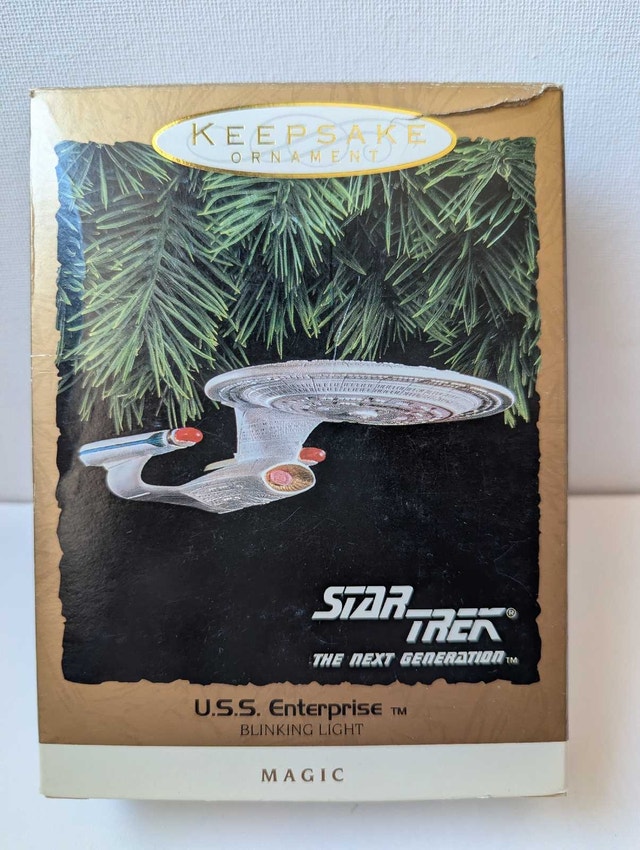 Vintage Star Trek Christmas Ornaments