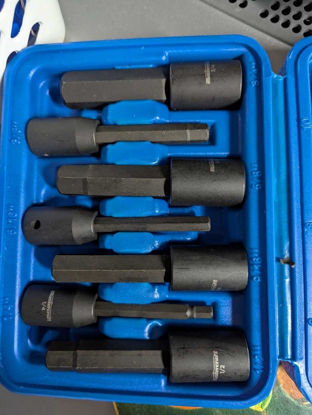 Mastercraft 14-Piece 1/2-inch Drive Hex Bit / Allen Socket Set - photo 3