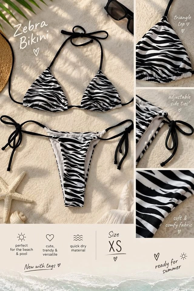 Zebra Print Bikini
