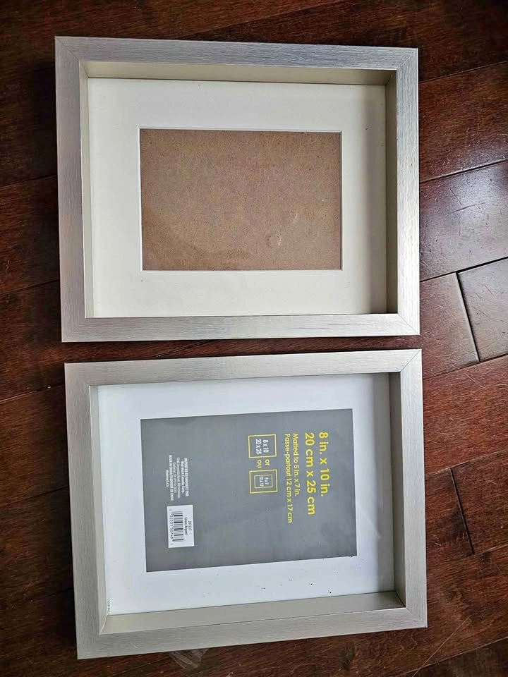 Silver frames - Christmas decoration