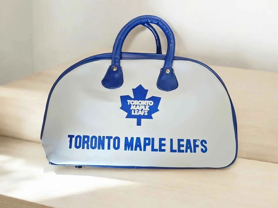 Toronto Maple Leafs Vintage Duffle Bag Gym Hockey Vinyl