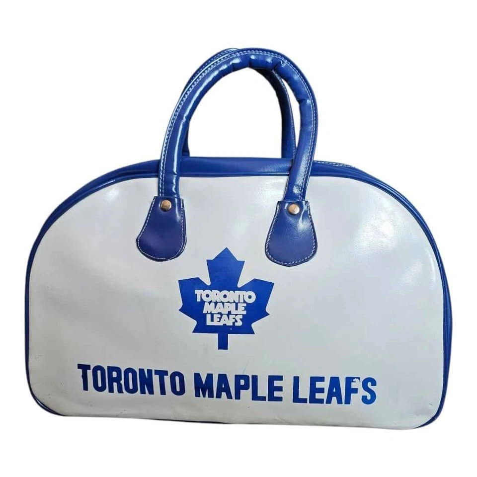 Toronto Maple Leafs Vintage Duffle Bag Gym Hockey Vinyl - photo 2
