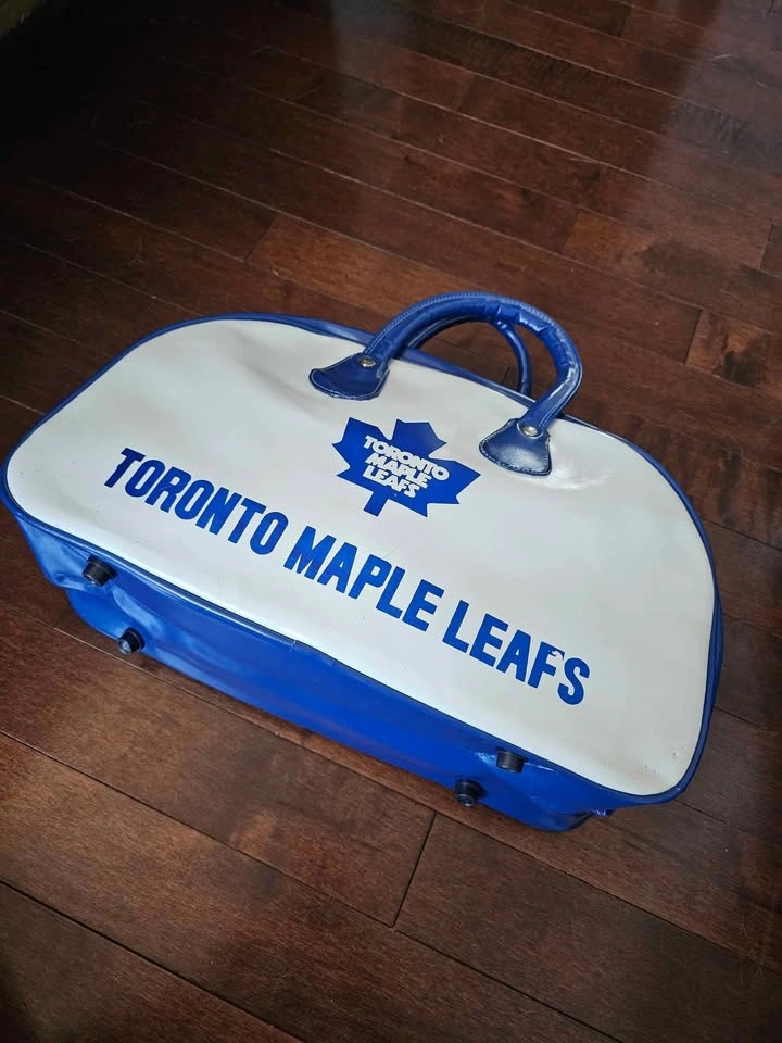 Toronto Maple Leafs Vintage Duffle Bag Gym Hockey Vinyl - photo 4
