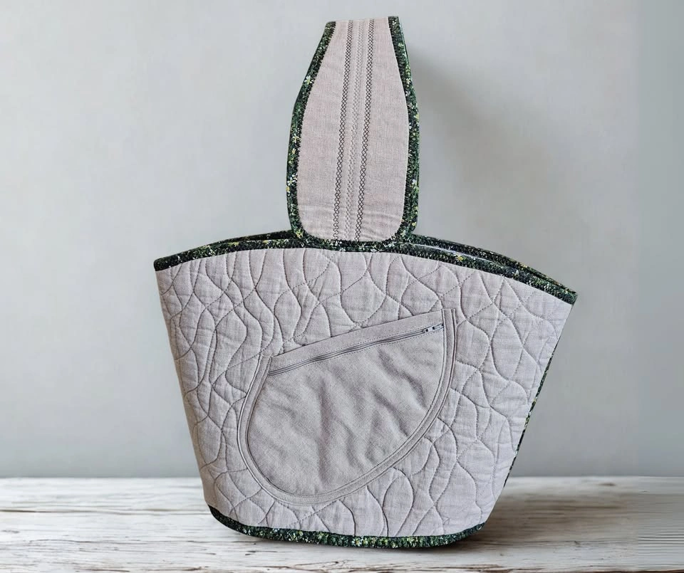 Handmade Patchwork Project Bag – Knitting & Crochet Tote - photo 5