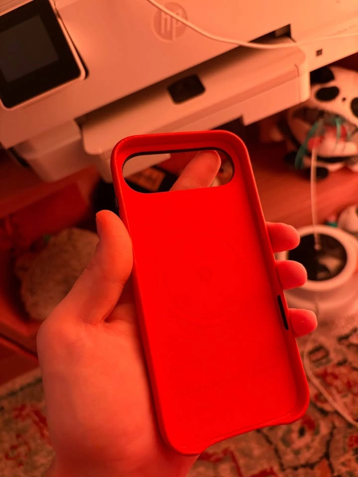 iPhone Air Leather Case - Orange - photo 2
