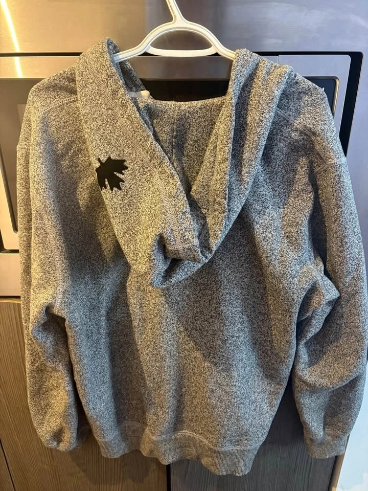 Roots Salt & Pepper Full-Zip Hoodie – Mens Medium - photo 2