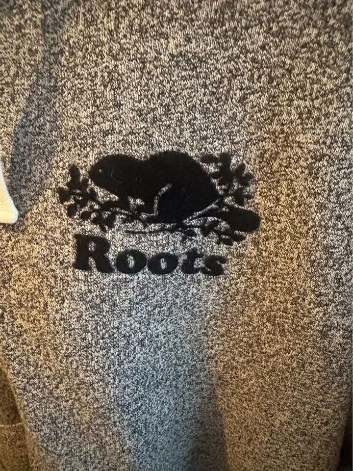 Roots Salt & Pepper Full-Zip Hoodie – Mens Medium - photo 4