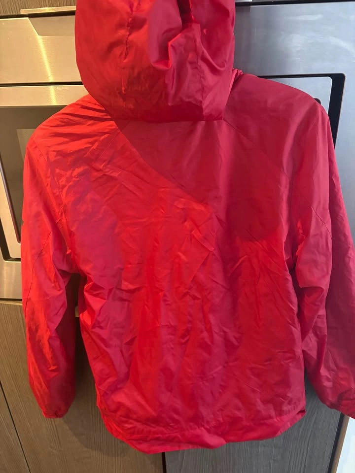 Nike Air Jordan Youth Fleece-Lined Windbreaker Jacket (Red) - photo 2