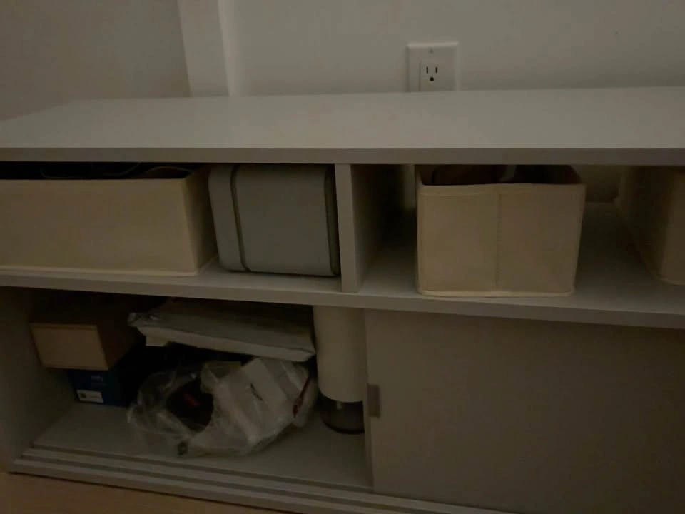 IKEA SPIKSMED TV Unit / Media Console – Light Gray – 61” - photo 4