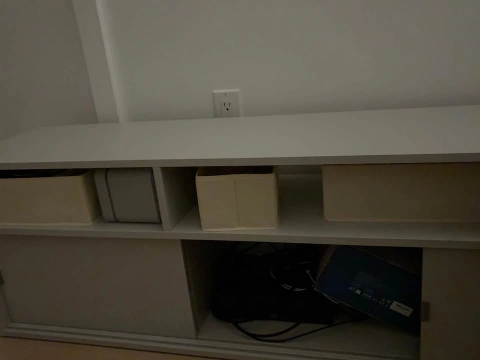 IKEA SPIKSMED TV Unit / Media Console – Light Gray – 61” - photo 5