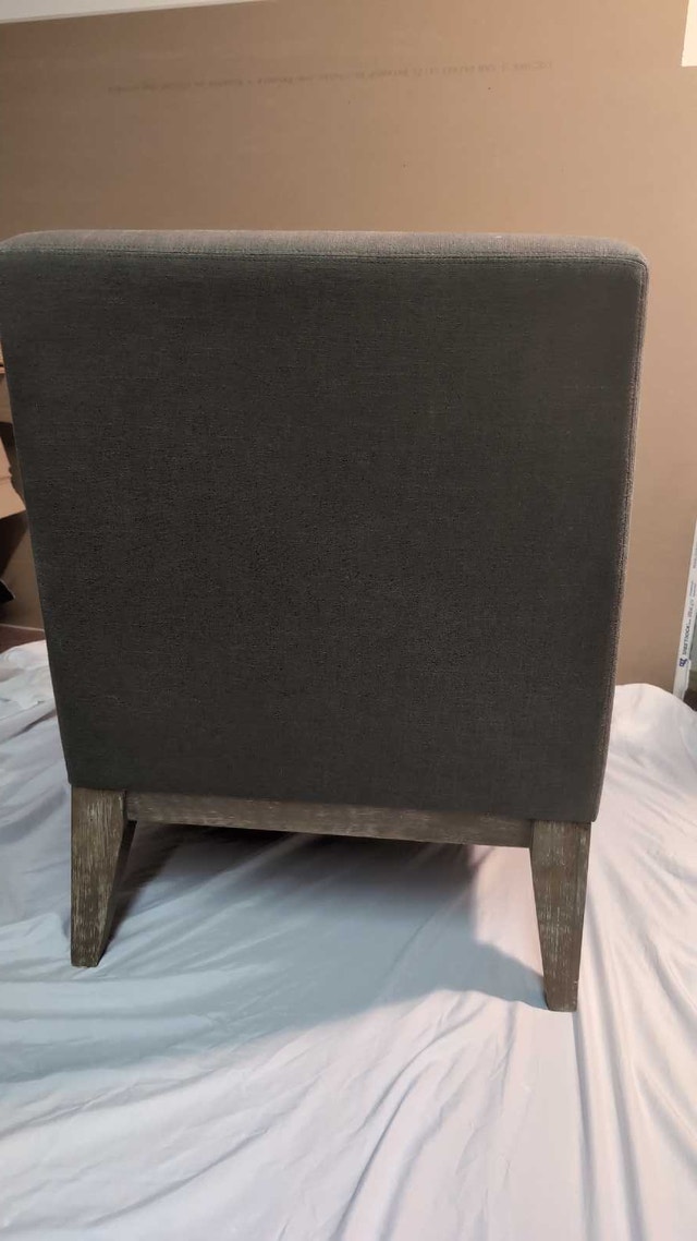 Grey Armless Chair - photo 3