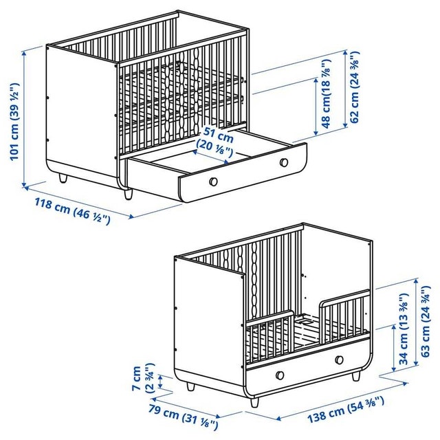 IKEA MYLLRA Crib - photo 2