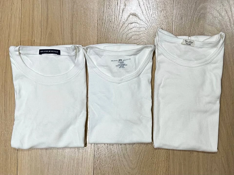 Brandy Melville White Cotton Shirts