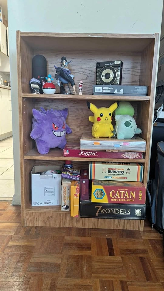 Wooden shelf