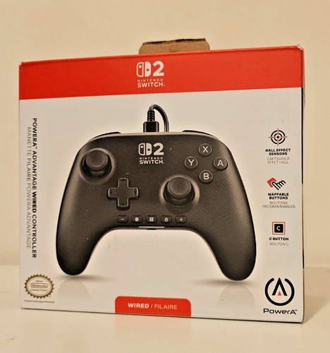 PowerA Advantage Wired Controller for Nintendo Switch 2 Hall Eff