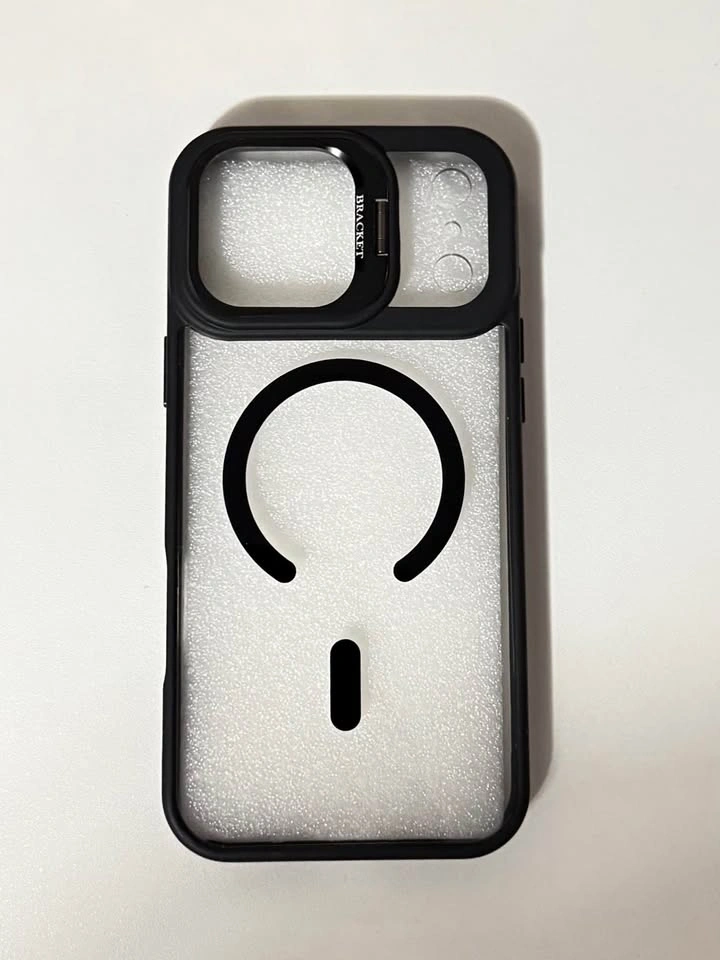 iPhone 18 PRO MAX Case Back Cover - black and clear *NEW*