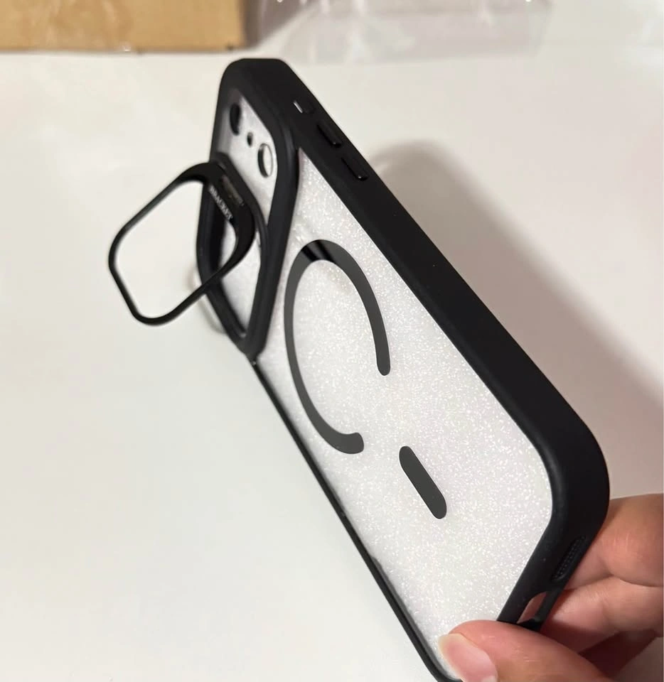 iPhone 18 PRO MAX Case Back Cover - black and clear *NEW* - photo 4