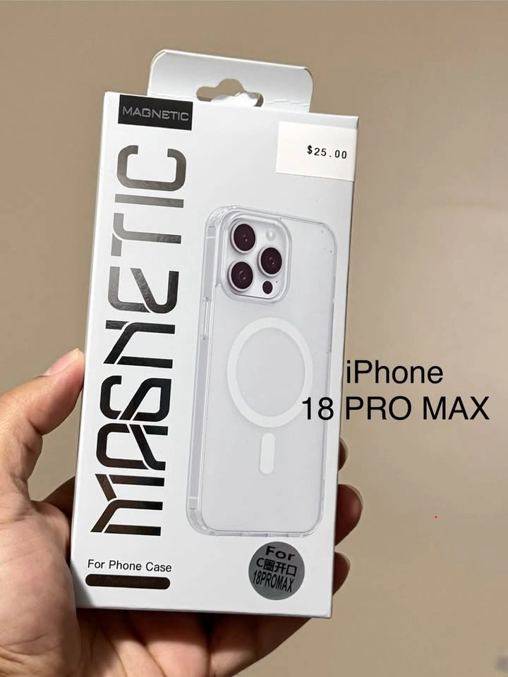iPhone 18 PRO MAX Case Back Cover - clear protective case - photo 2