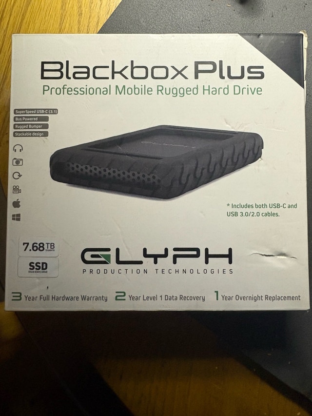 Glyph Blackbox Plus 7.68TB SSD