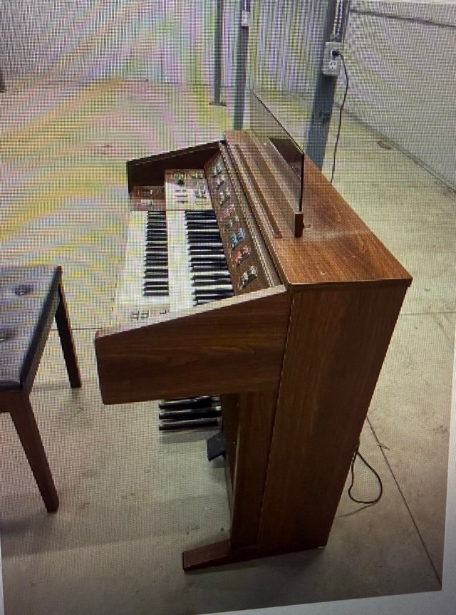 Yamaha Electone FE-40 Dual-Manual Electronic Organ with Bench - photo 2