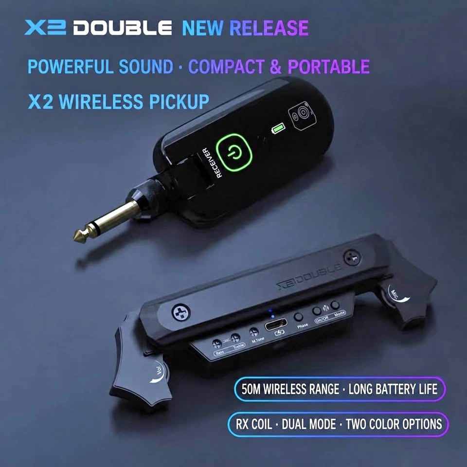 DOUBLE X2 Wireless Acoustic Guitar Pickup