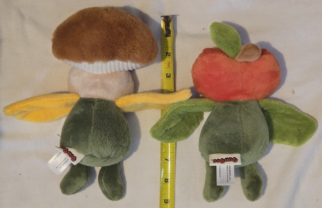 NEW Dan Dee Apple & Mushroom Plush Toys Super Soft - photo 2