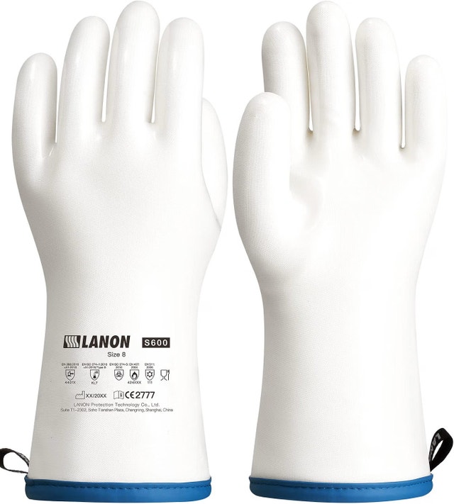 NEW LANON Liquid Silicone Oven Mitts, Heat Resistant, CoralAir