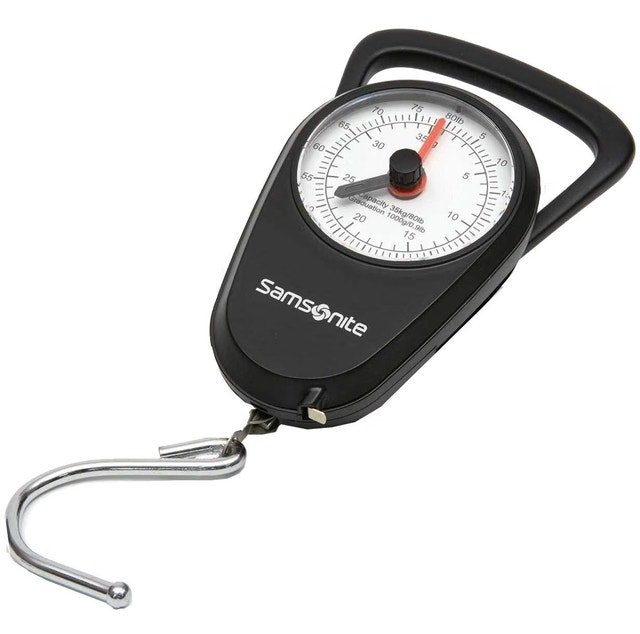 NEW Samsonite Manual Luggage Scale, Black International Carry-on