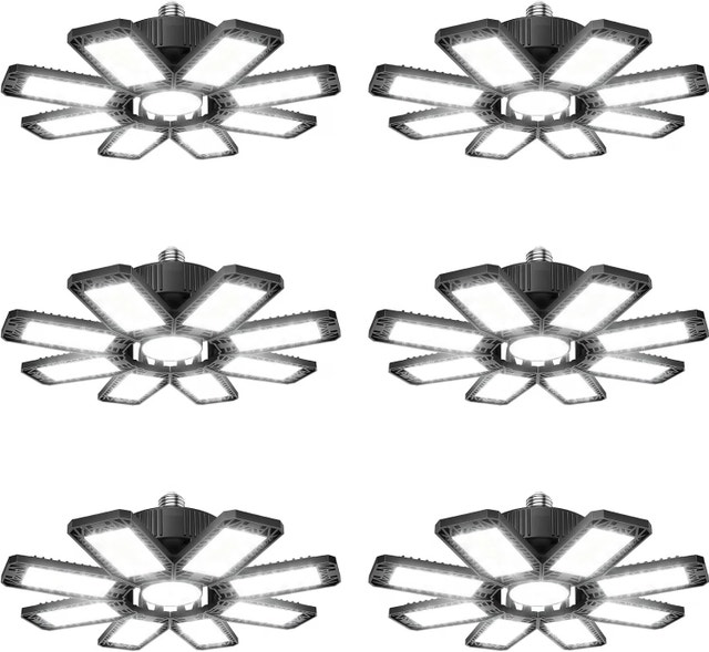 NEW LED Garage Lights 6 Pack 24000LM Bright Shop Lights 240W