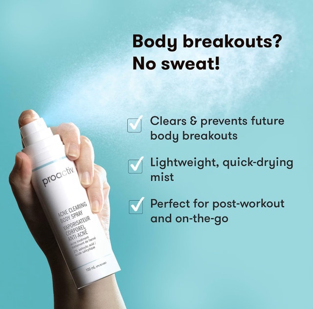 NEW Proactiv Acne Clearing Body Spray Bottle, 100mL