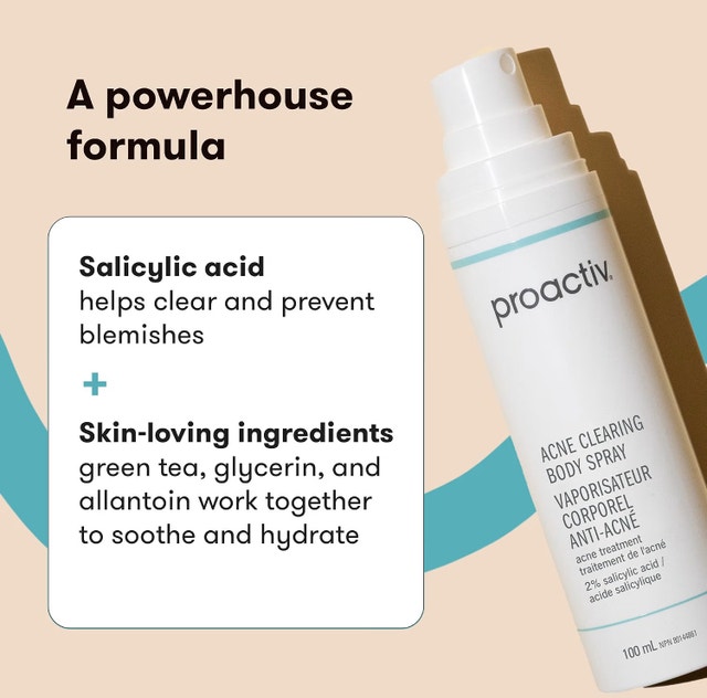 NEW Proactiv Acne Clearing Body Spray Bottle, 100mL - photo 3