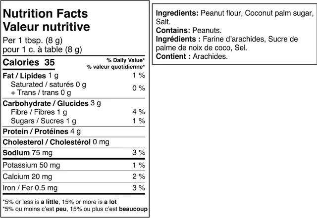 NEW PBfit Peanut Butter Powder, 87% Less Fat, 4g of Protein 850g - photo 3