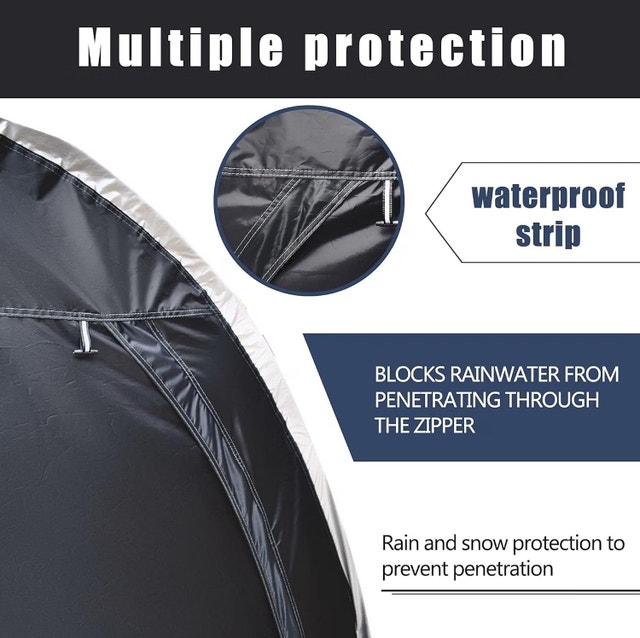 NEW MAIZOA Bike Cover Storage Tent, Outdoor Portable 210D Oxford - photo 3