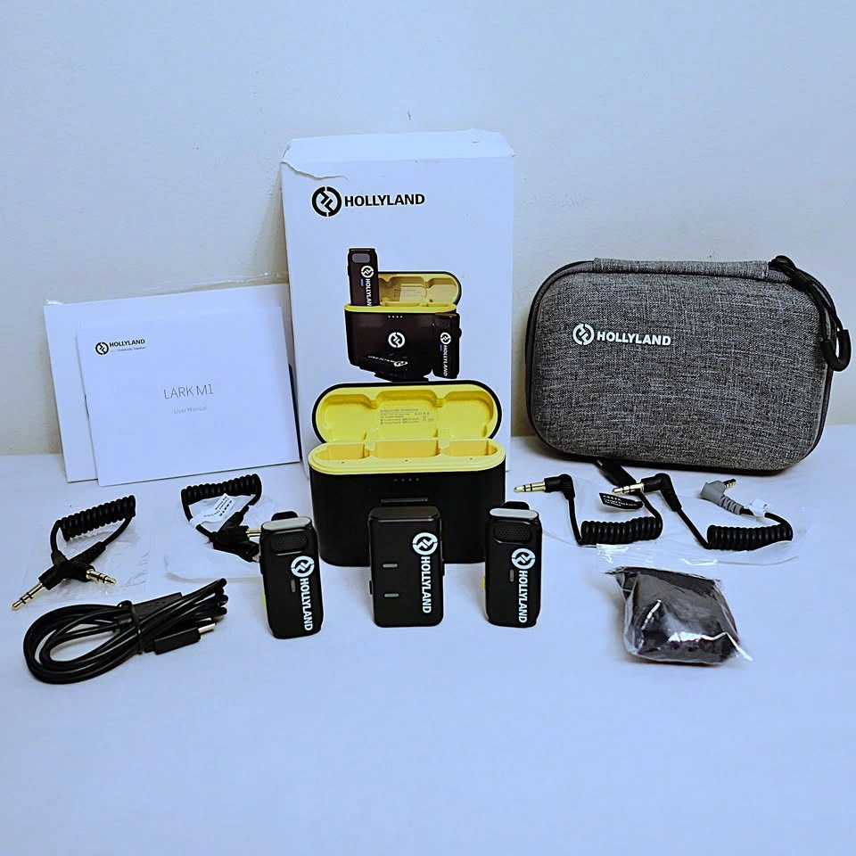 Like New Hollyland Lark M1 Wireless Lavalier Microphone Kit