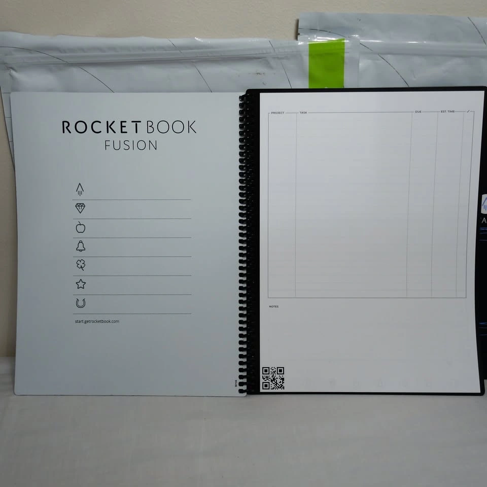 2-Pack Rocketbook Fusion & Wave Smart Reusable Notebooks - photo 4