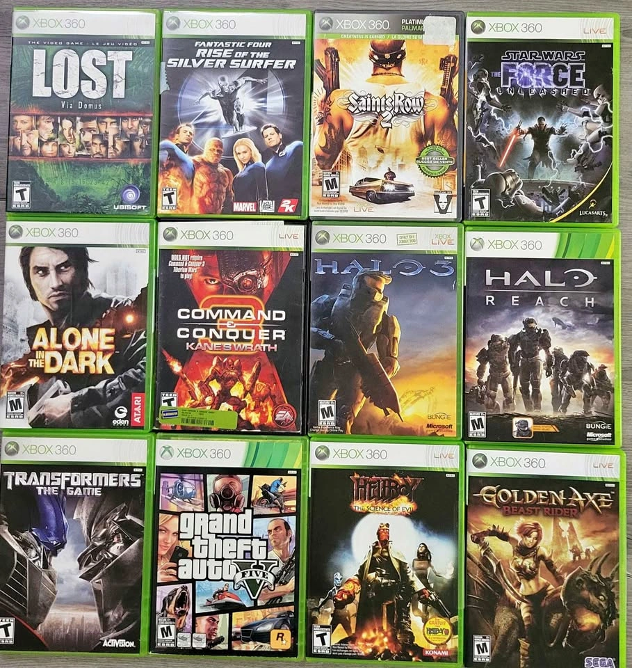 Xbox 360 Video Game Collection