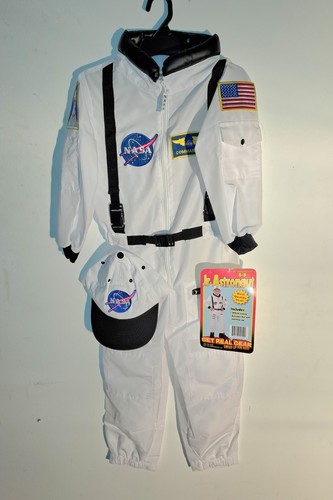 Jr. Astronaut Halloween Costume With Helmet Boys Size 6-8