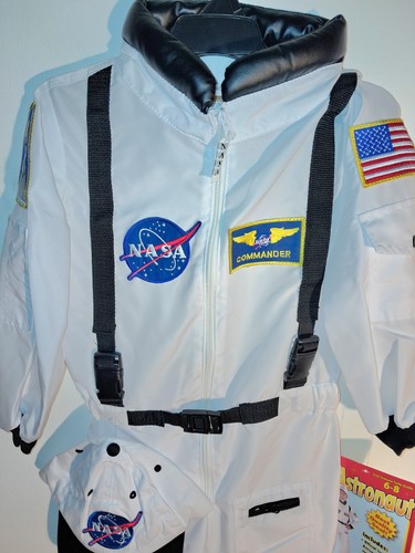 Jr. Astronaut Halloween Costume With Helmet Boys Size 6-8 - photo 2