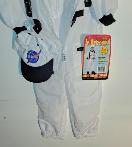 Jr. Astronaut Halloween Costume With Helmet Boys Size 6-8 - photo 4